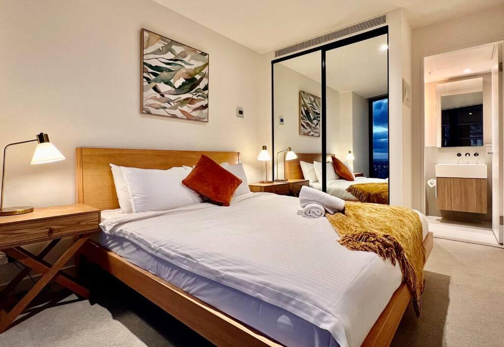 Highrise View 1King1Queen 2Baths Ville de Ville de Melbourne Extérieur photo